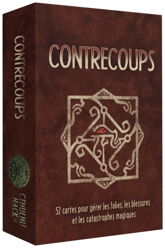 Cthulhu Hack - Contrecoups - 52 cartes pour gérer les folies, les blessures et les catastrophes magiques