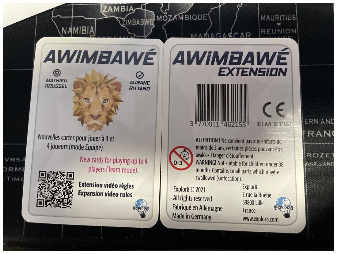 Awimbawé - Extension