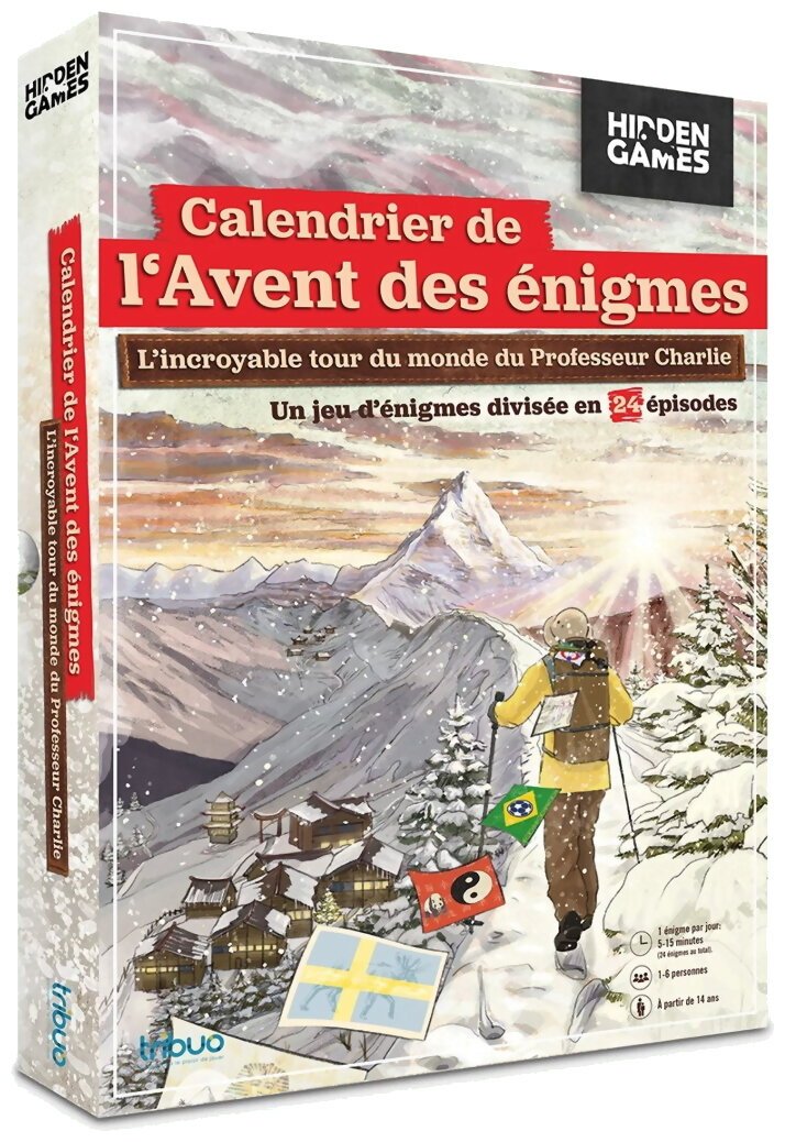 Calendrier De L'avent Des Énigmes - L'incroyable Tour Du Monde Du Professeur Charlie