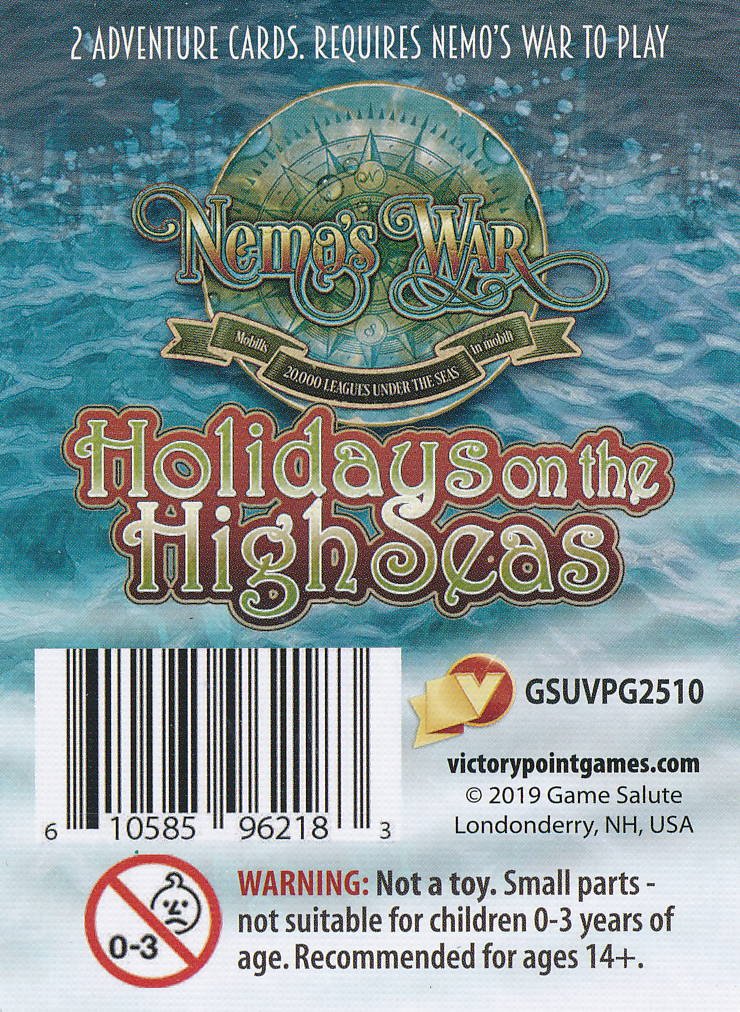 Nemo's War (2nd Edition) - Extension 'Holidays on the High Seas'