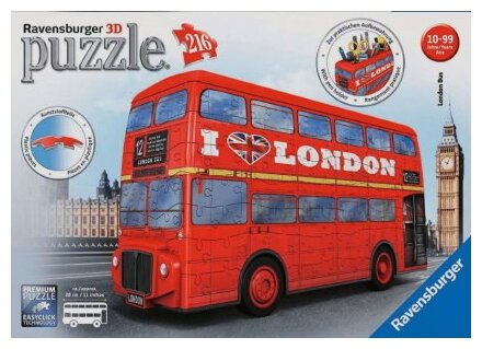 3D Puzzle - Bus Londonien