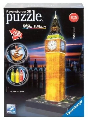 3D Puzzle - Night Edition - 216 Pièces