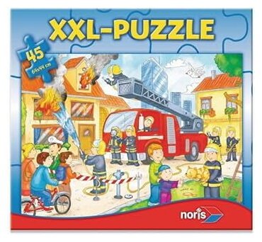 Puzzle XXL - Caserne de pompiers - 45 pièces