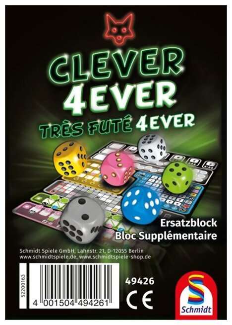 Très futé 4 ever - Bloc de Score