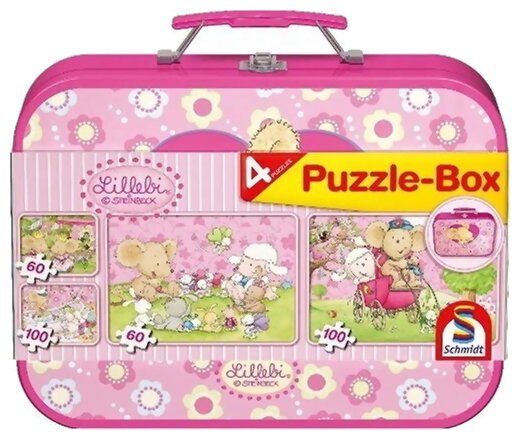 Puzzle - Valise Lillebi - 4 puzzles
