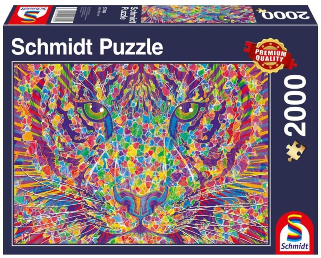 Puzzle - Wild at heart - Tigre - 2000 pièces
