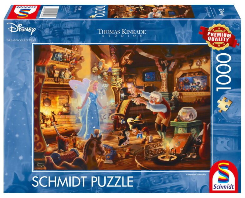 Puzzle - Geppetto's Pinocchio - 1000 Pièces