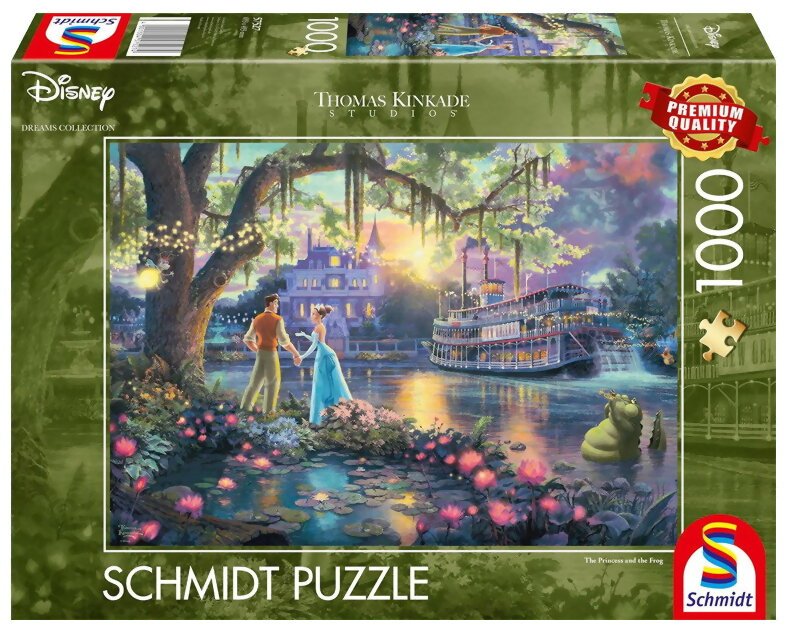 Puzzle - La Princesse Et La Grenouille - 1000 Pièces