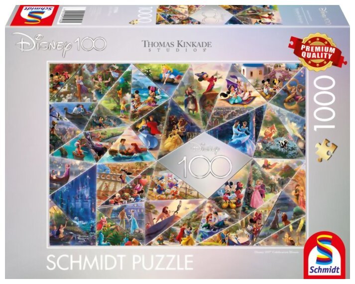 Puzzle - Disney - Anniversaire 100 ans - 1000 pièces