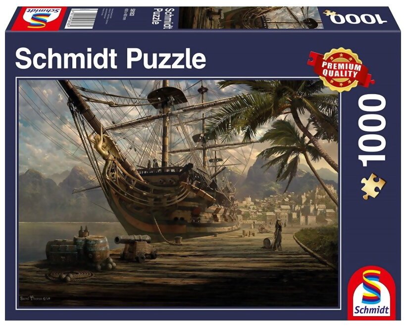 Puzzle - Bateau Au Port - 1000 Pièces