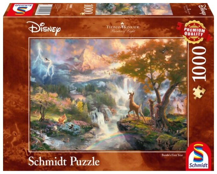 Puzzle - Bambi - 1000 Pièces