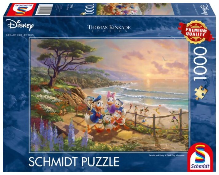 Puzzle - Donald & Daisy - A duck day afternoon - 1000 pièces