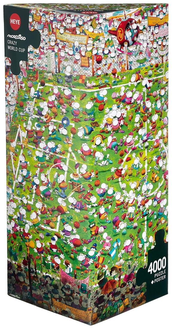 Puzzle - Crazy World Cup Mordillo - 4000 Pièces