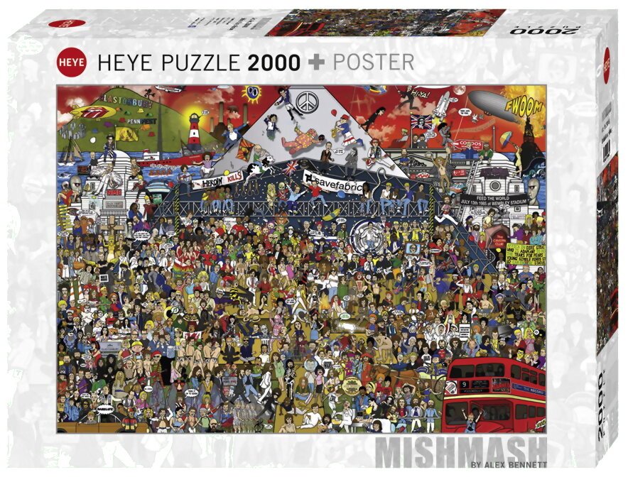 Puzzle - British Music History - 2000 Pièces