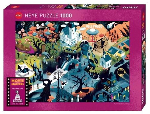 Puzzle - Tim Burton And His Films - 1000 Pièces