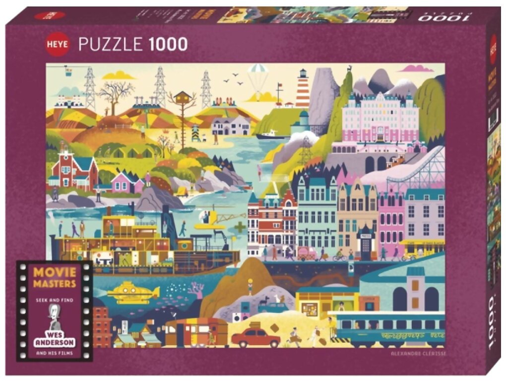 Puzzle - Wes Anderson - 1000 Pièces
