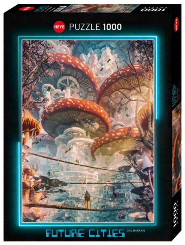 Puzzle - Future Cities - Shroomland - 1000 Pièces