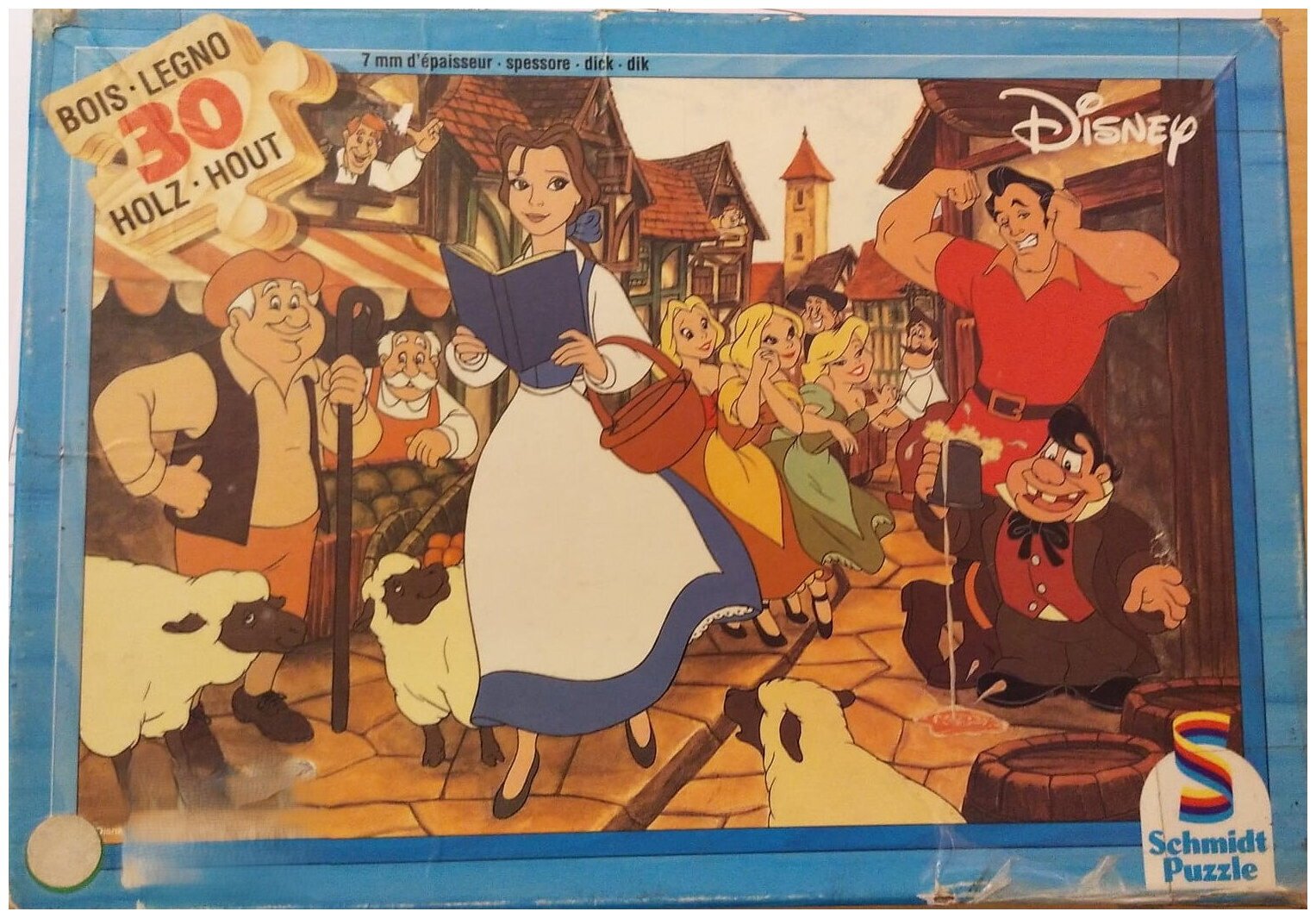 Puzzle La Belle Et La Bête - 30 pièces en bois