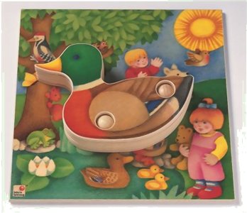 Stapelpuzzle Ente