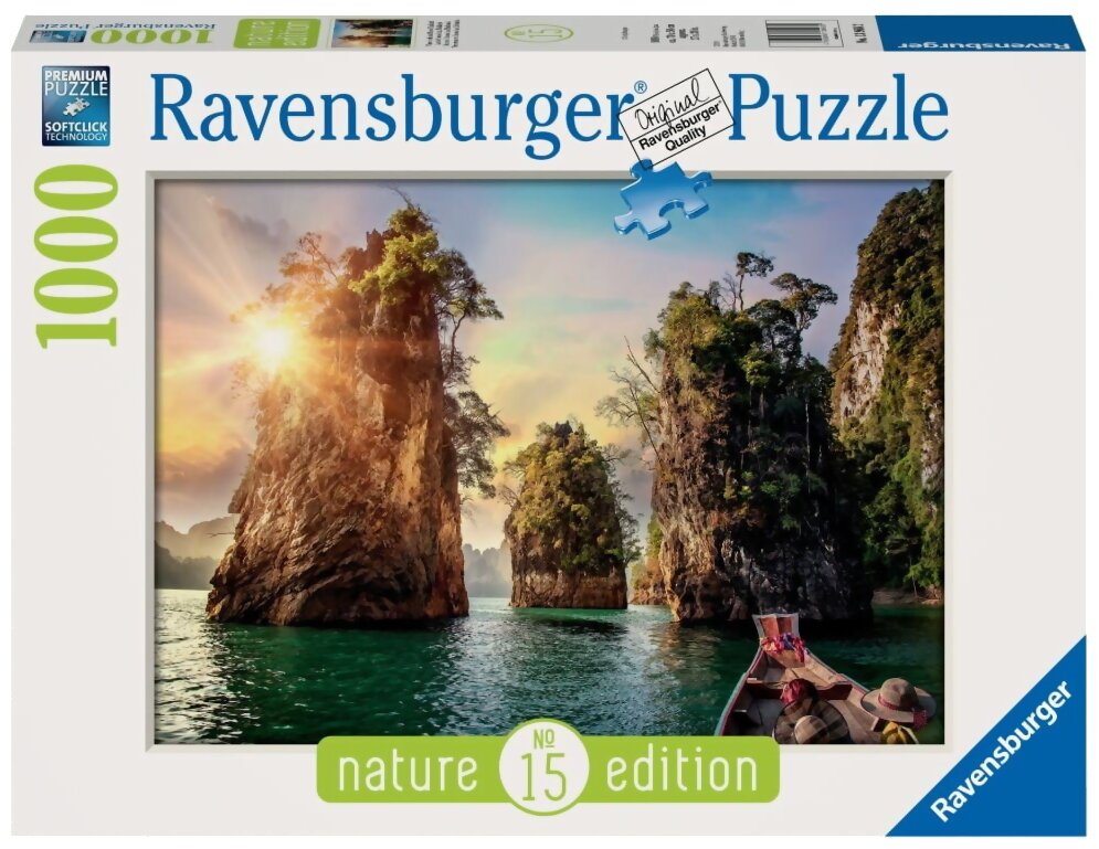Puzzle - Lac De Cheow Lan, Thaïlande - 1000 Pièces