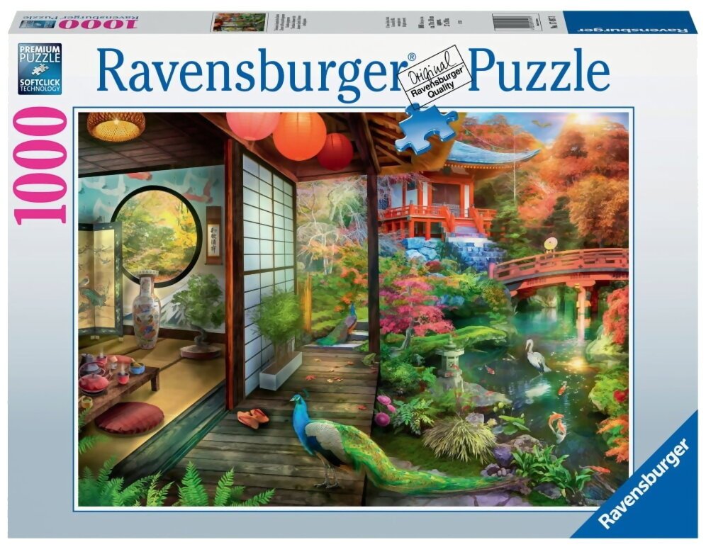 Puzzle - L'heure Du Thé Au Jardin Japonais - 1000 Pièces