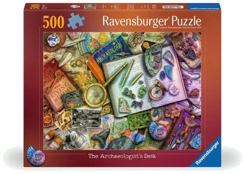Puzzle - Le Bureau De L'archéologue - 500 Pièces