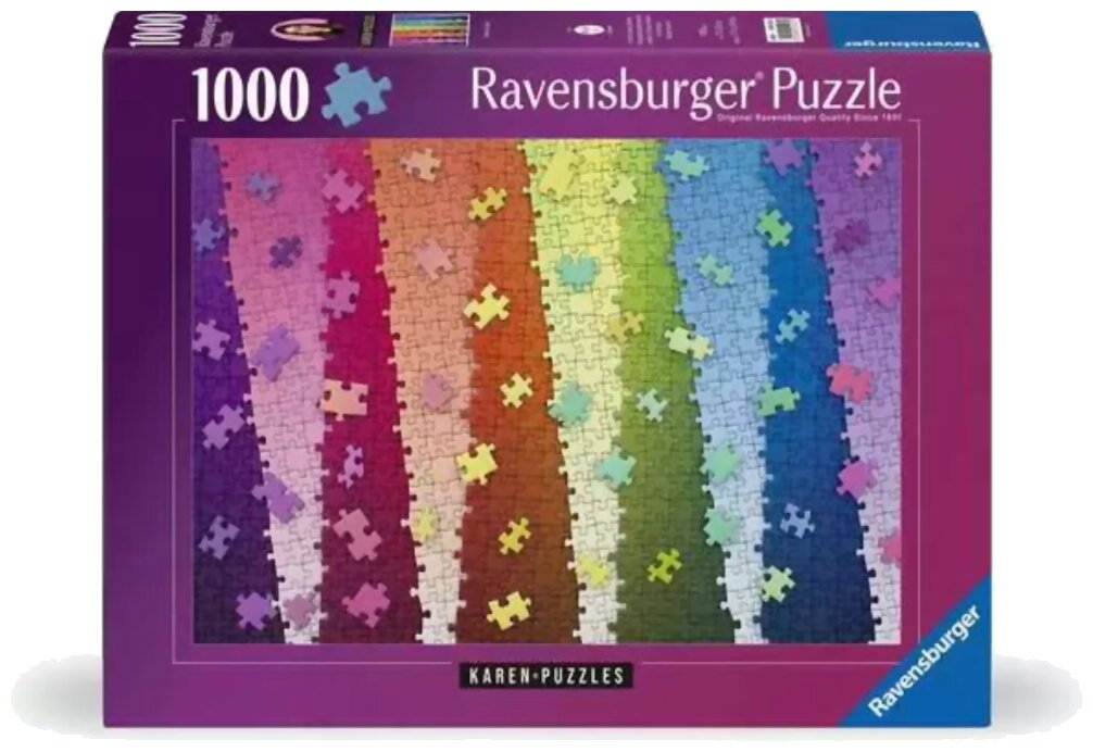 Puzzle - Couleurs Sur Couleurs - 1000 Pièces