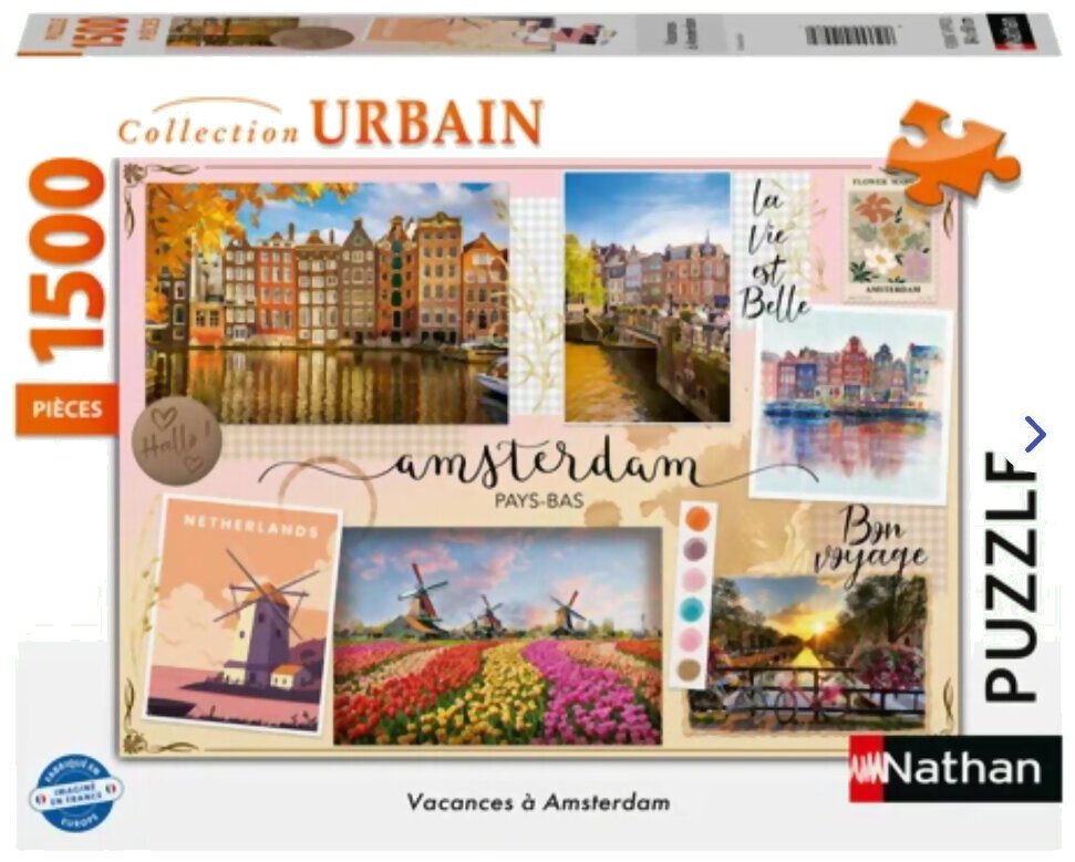 Puzzle - Vacances À Amsterdam - 1500 Pièces