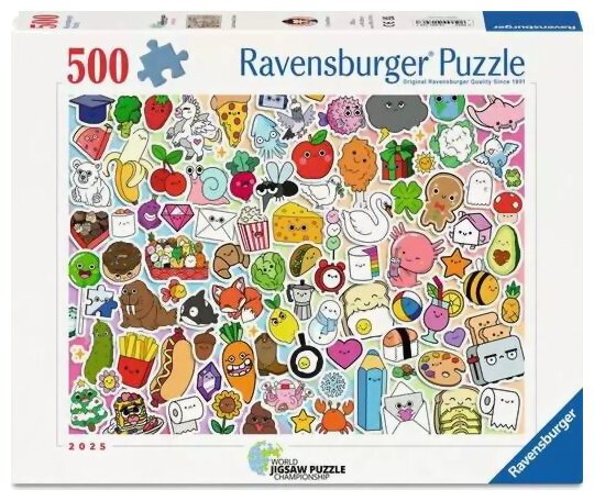 Puzzle - Stickers Kawaii - 500 Pièces