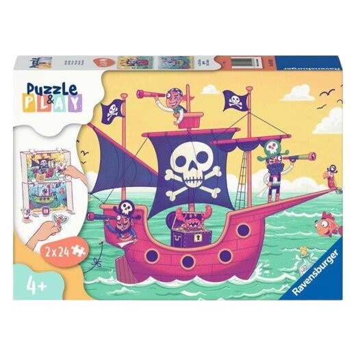 Puzzle & Play - Terre En Vue - 2x24 Pièces