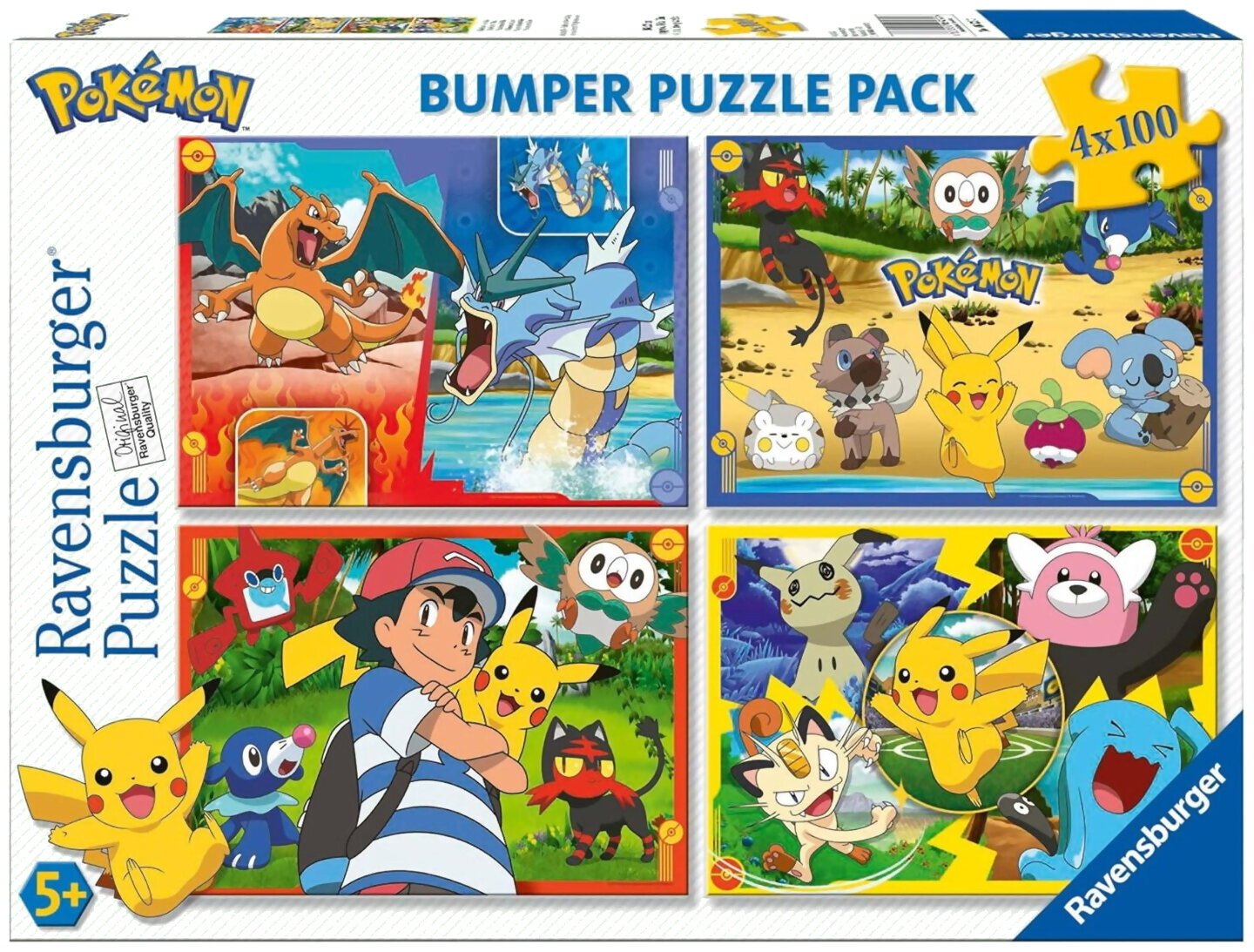 Puzzle Pokemon - 4x100 Pièces