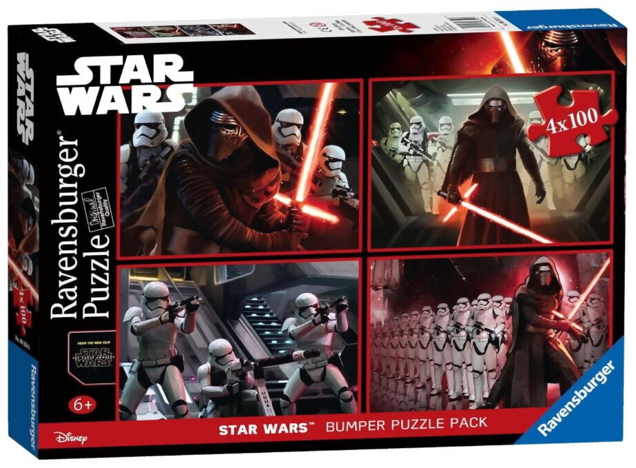 Puzzle - Star Wars - 4 puzzles - 100 pièces