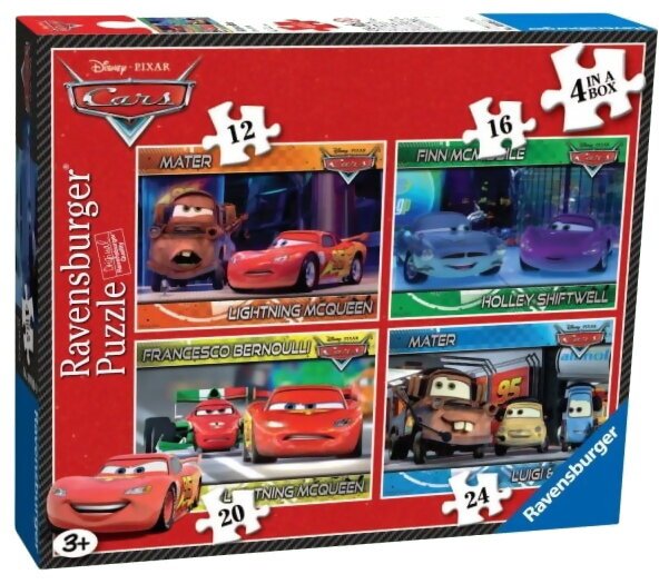 Puzzle - Disney Pixar Cars - 12+16+20+24 Pièces