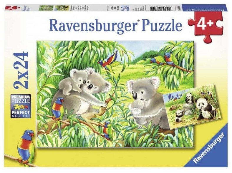 Puzzle - Koala & Panda - 2x24