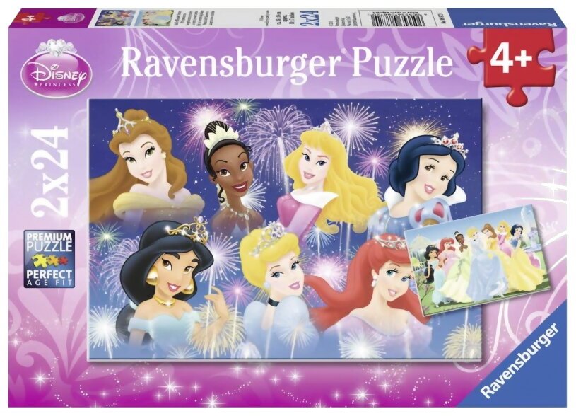 Puzzle Disney - Les Princesses Réunies - 2 X 24 Pièces