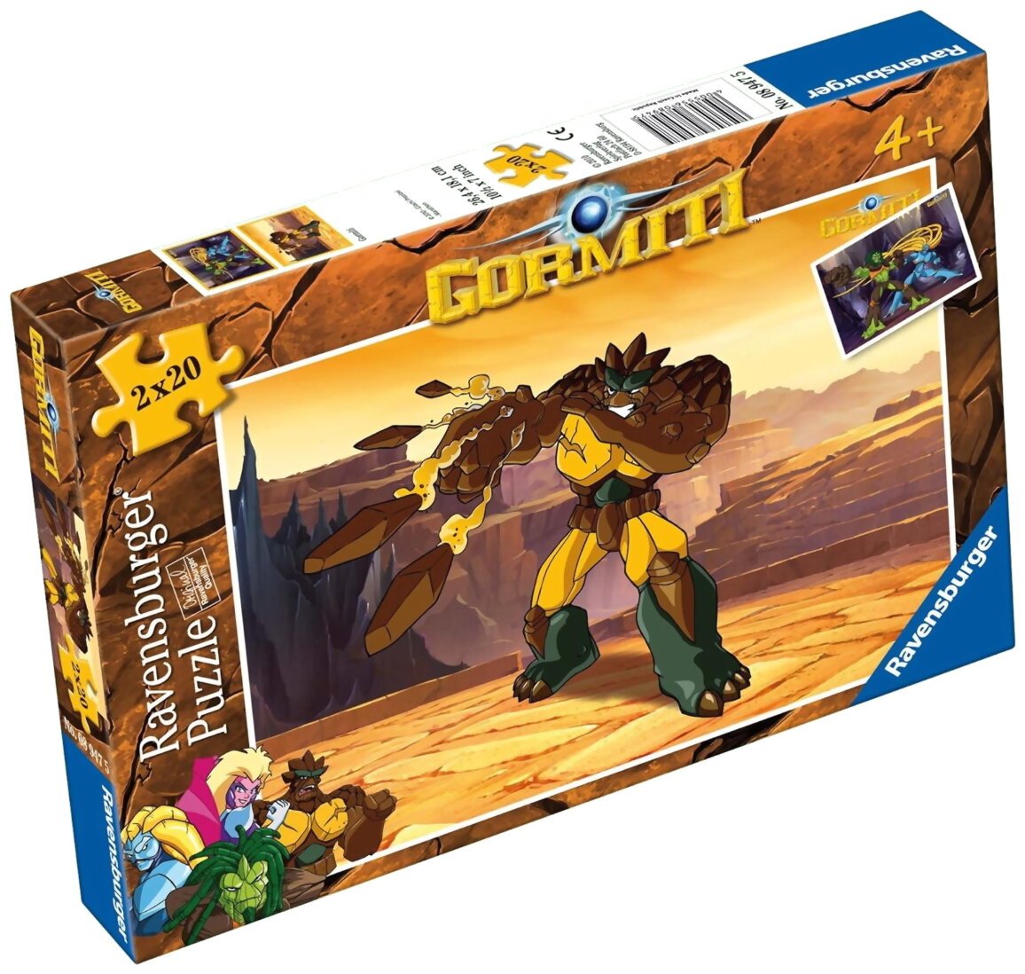 Puzzle - Gormiti - 2x20 Pièces