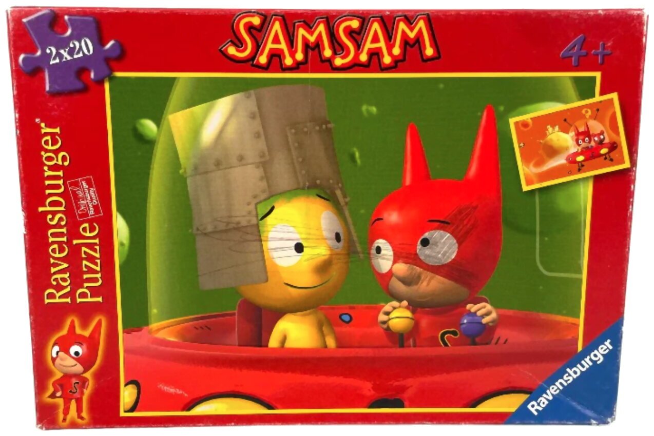 Puzzle - Samsam Dans Sa Samsoucoupe - 2x20 Pièces