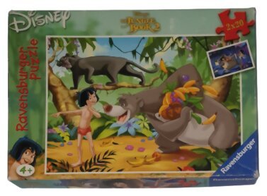 Puzzle - The jungle book 2 - 2 puzzles - 20 pièces