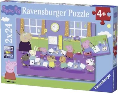 puzzle peppa pig à l'école