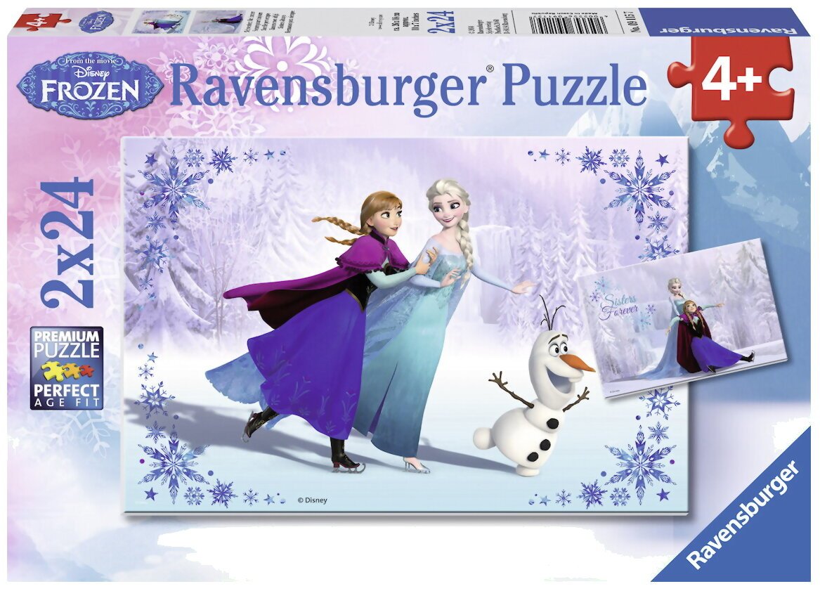 Puzzle - Frozen - 2x24 Pièces
