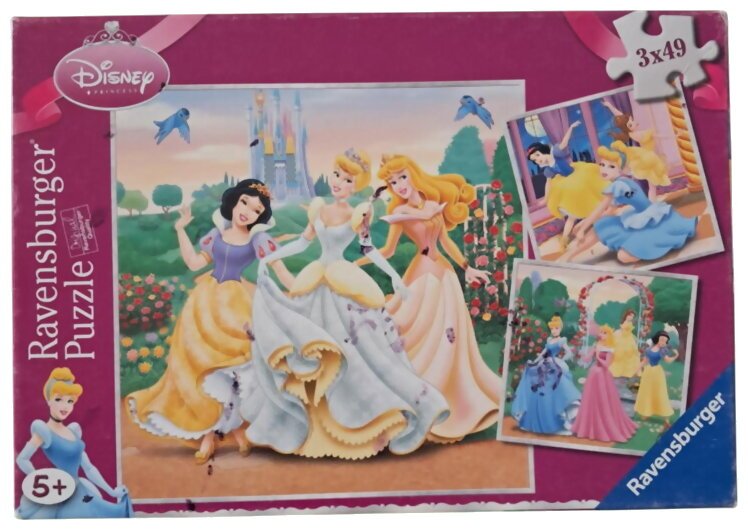 Puzzle - Disney Princess - Rêves De Princesses - 3x49 Pièces