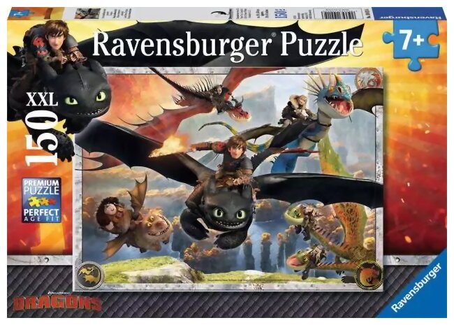 Puzzle - Dragons - 150 Pièces XXL