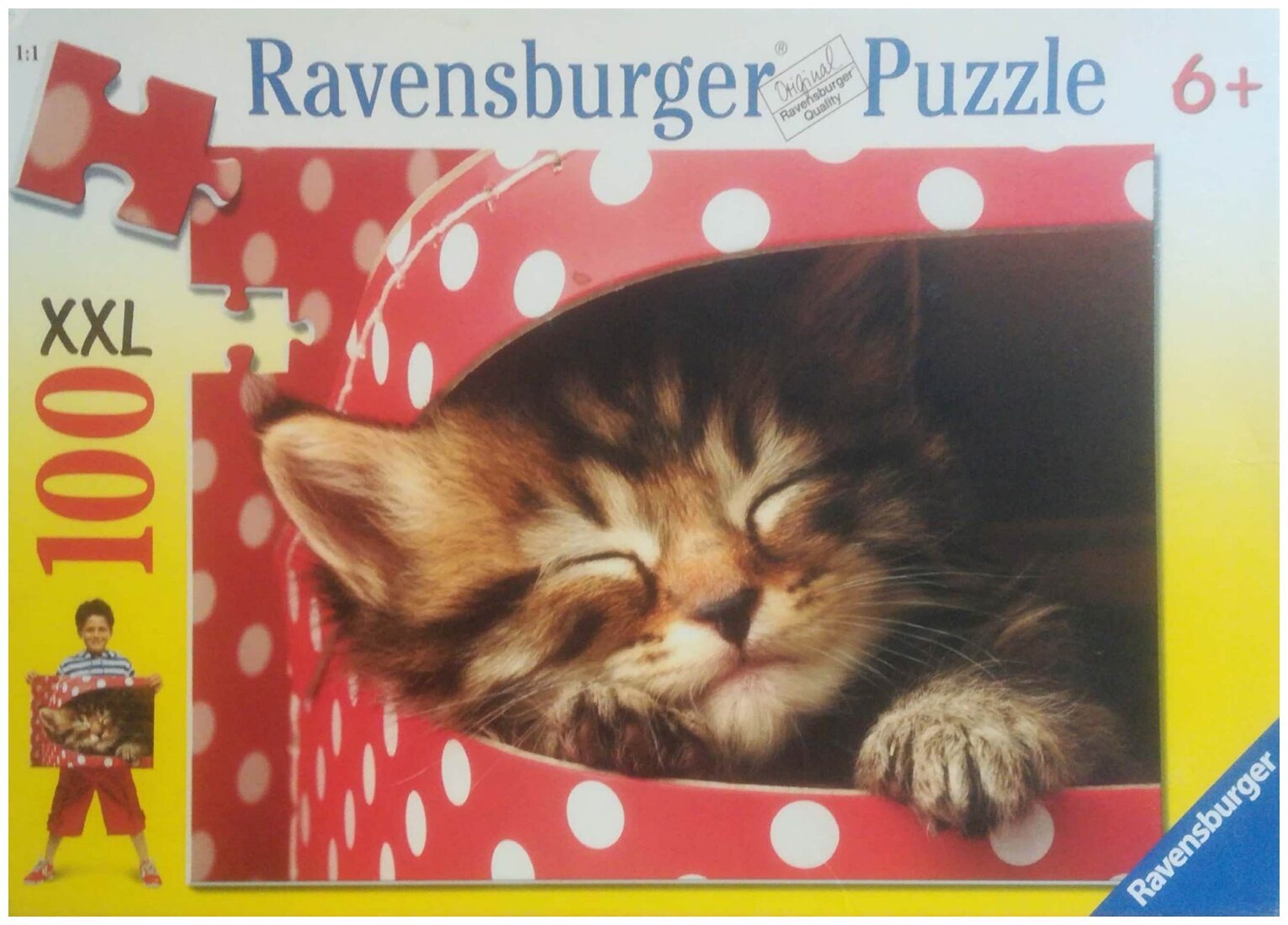 Ravensburger Puzzle - Adorable Chat - 100 pièces - XXL