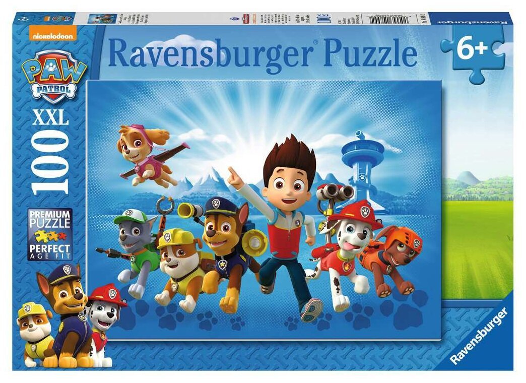 Puzzle L'Equipe de la Pat'Patrouille - 100 pièces XXL