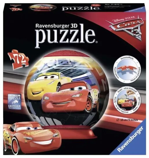 Ravensburger 3D Puzzle - Cars - 72 pièces