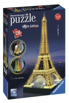 Puzzle 3D - Night Edition - La Tour Eiffel