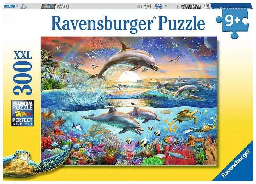 Puzzle - Le Paradis Des Dauphins - 300 Pièces