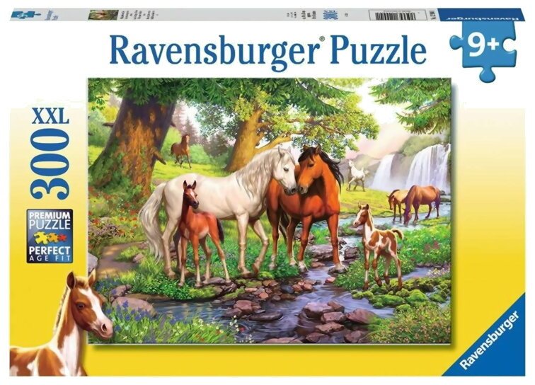 Puzzle - Chevaux Sauvages À La Rivière - 300 Pièces XXL