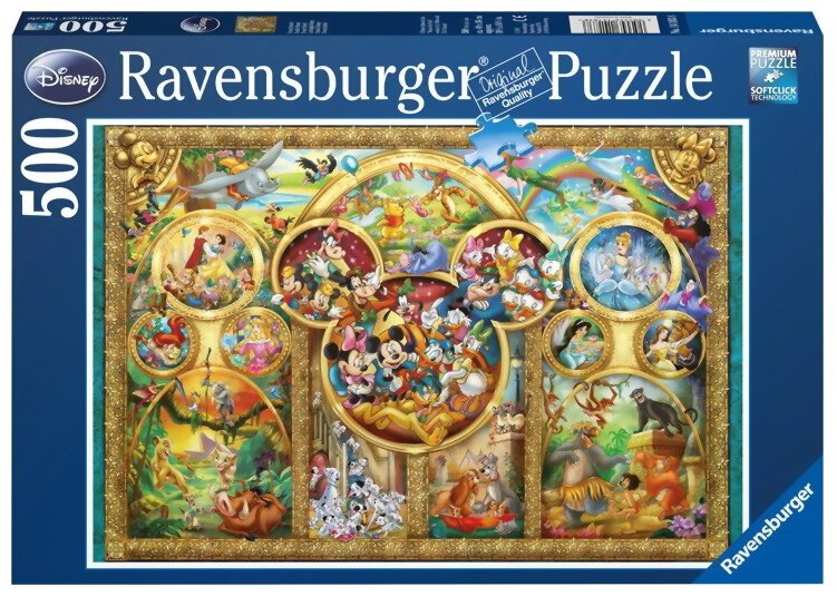 Puzzle - Famille Disney - 500 Pièces
