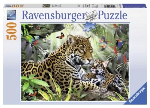 Puzzle - Bébé jaguar - 500 pièces